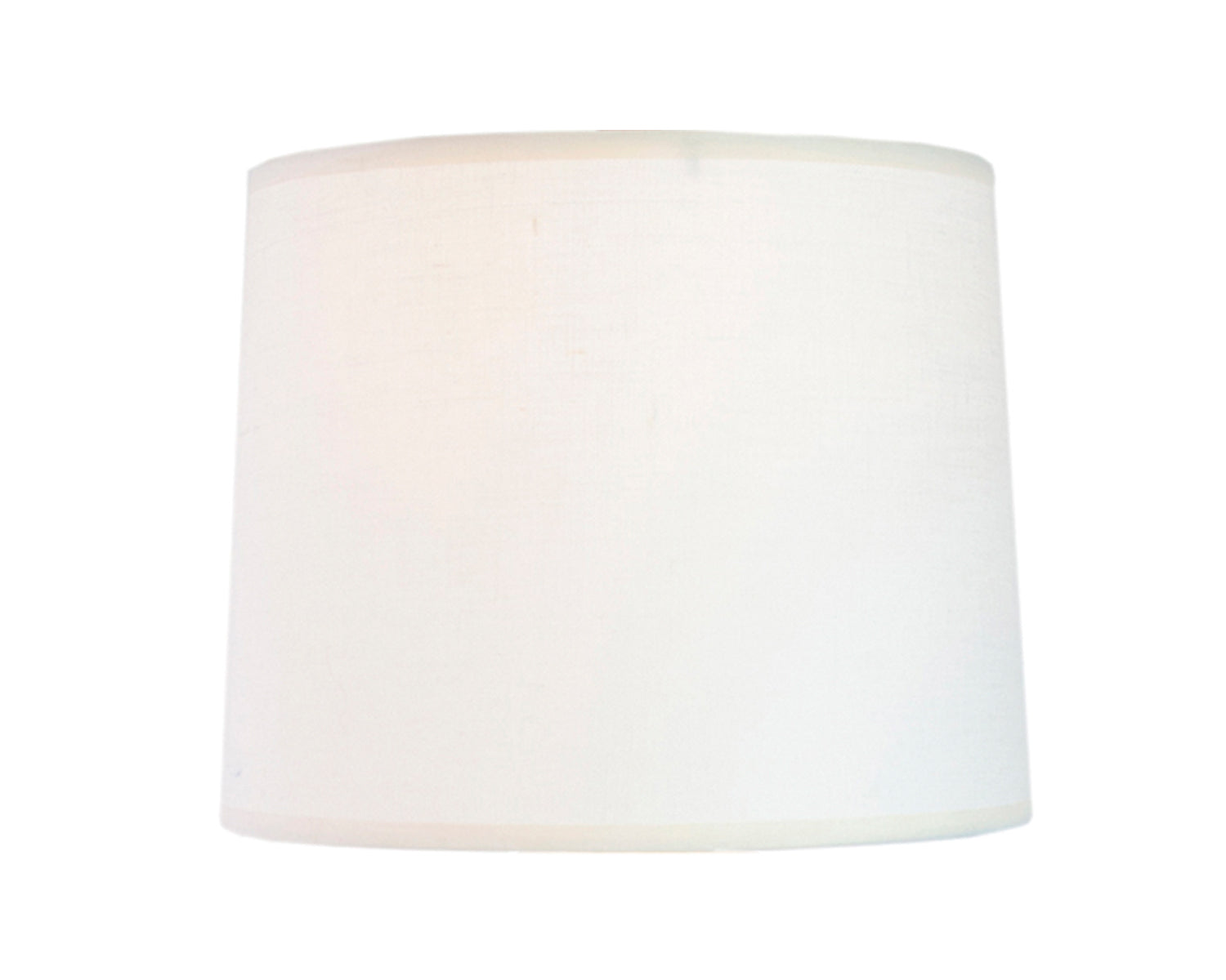 Shade: 15" off-white linen lamp shade
