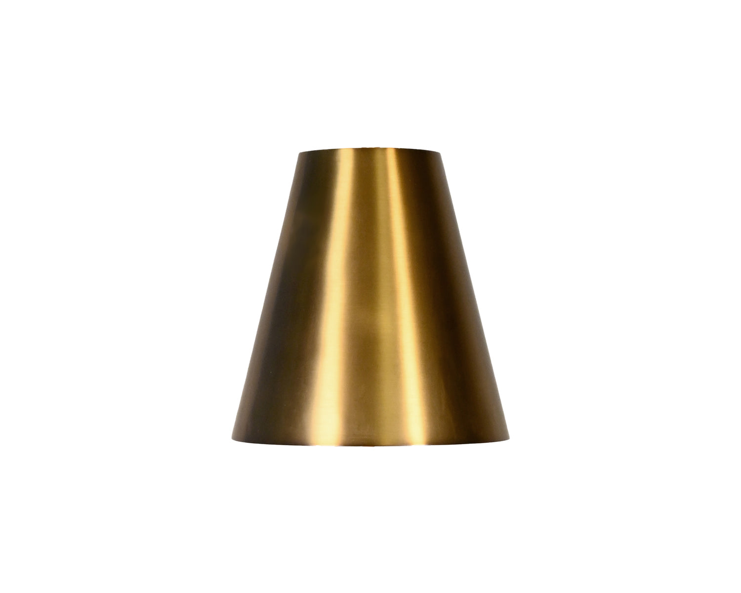 Shade: Brass Metal 8" lamp shade