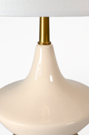 modern lantern oliver ivory on brass detail