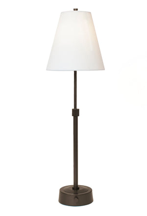 mini telescopic battery operated cordless lamp in bronze