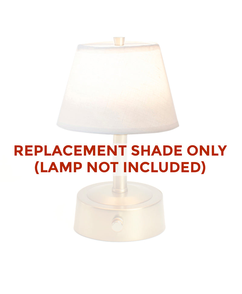 Shade: Replacement Mini Linen Shade - Off White