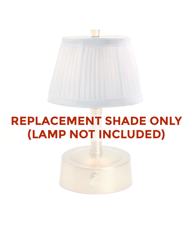 Shade: Replacement Mini Pleated Shade - White