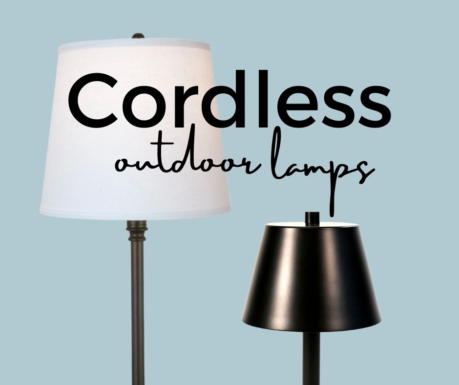 Outdoor Cordless Lamps from Modern Lantern