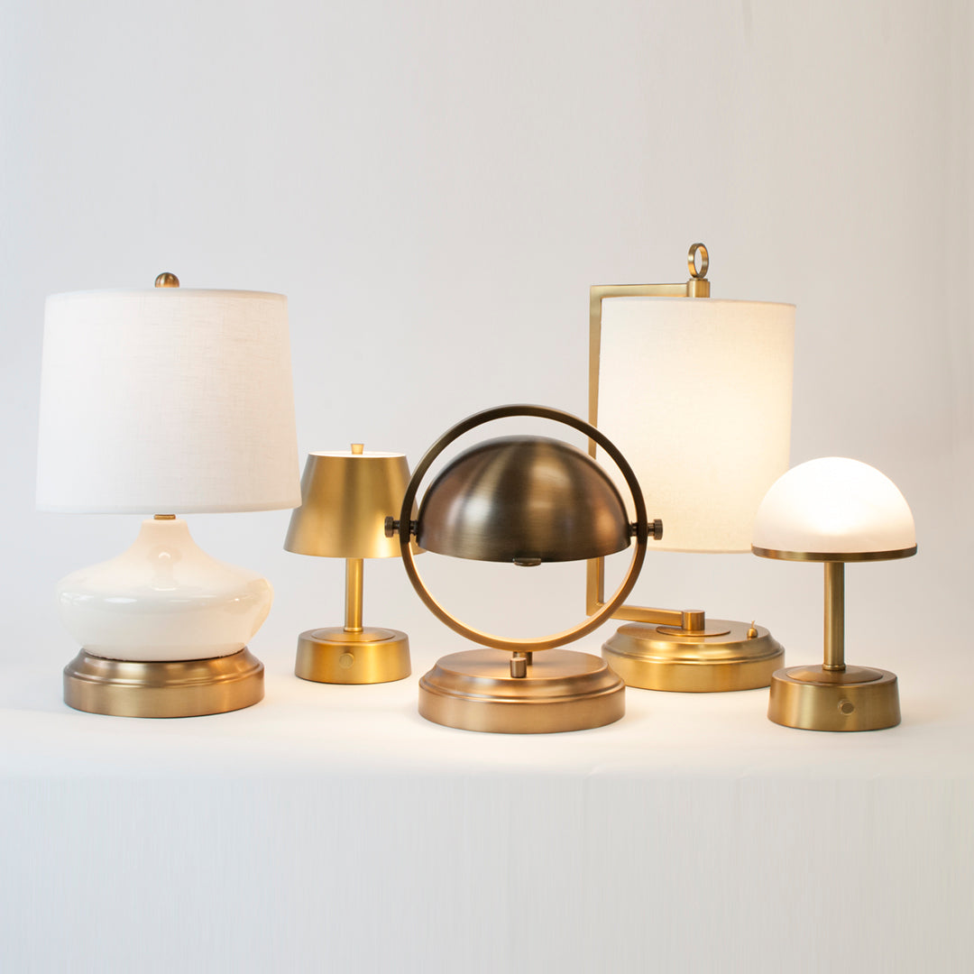 Our Favorite Brass Cordless Lamps for Your Home