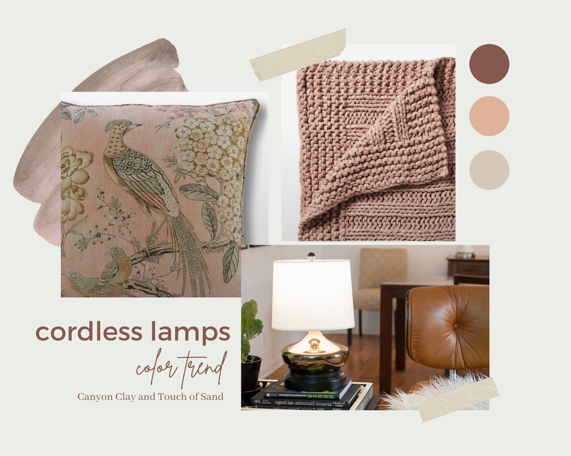 Cordless Lamps Color Trend: February 2021
