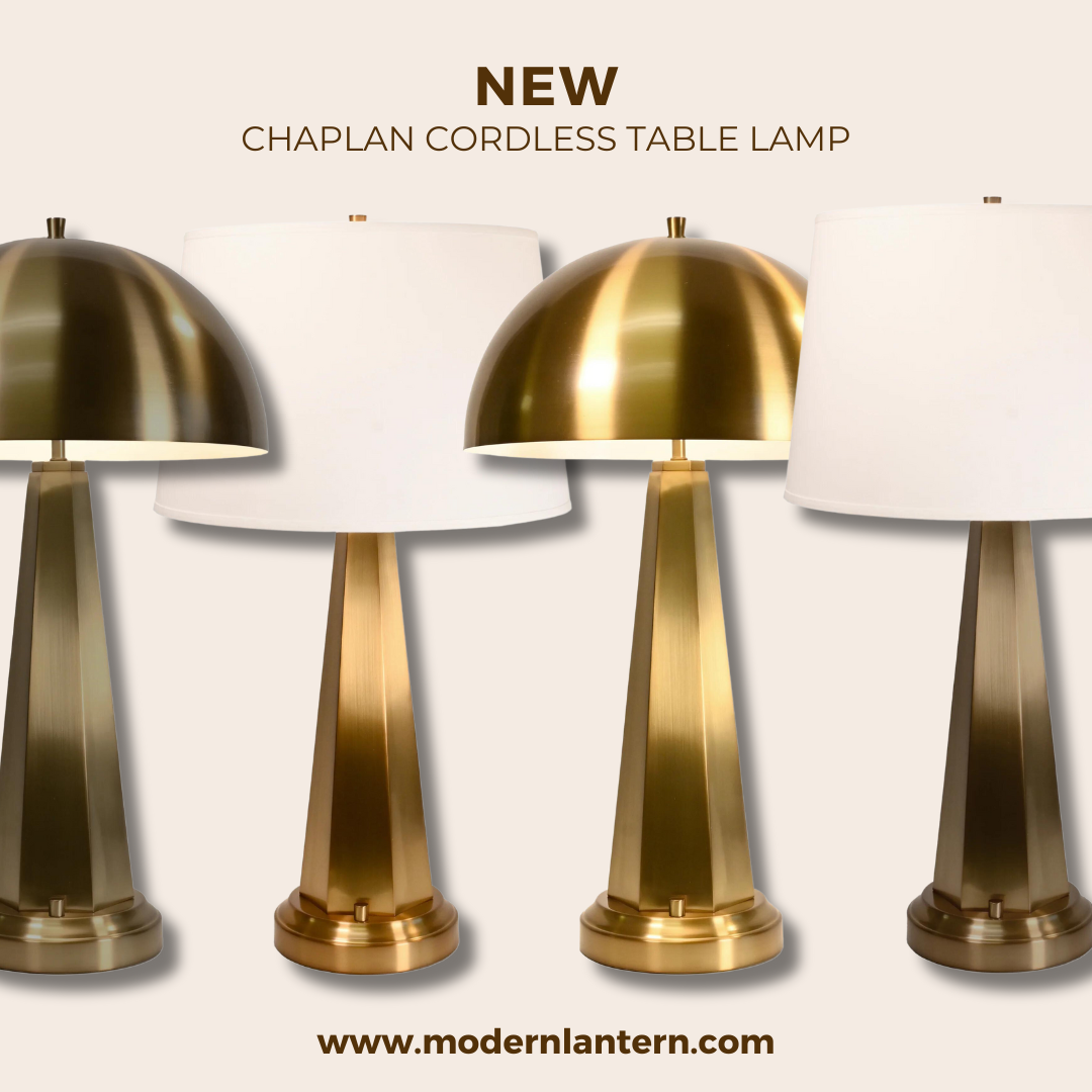 New Chaplan Cordless Table Lamp from Modern Lantern