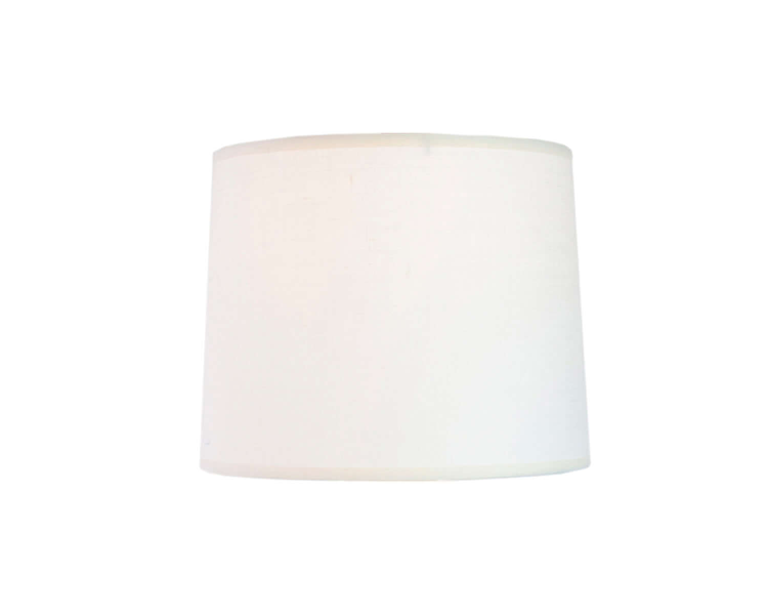 Shade: 10" off-white linen lamp shade