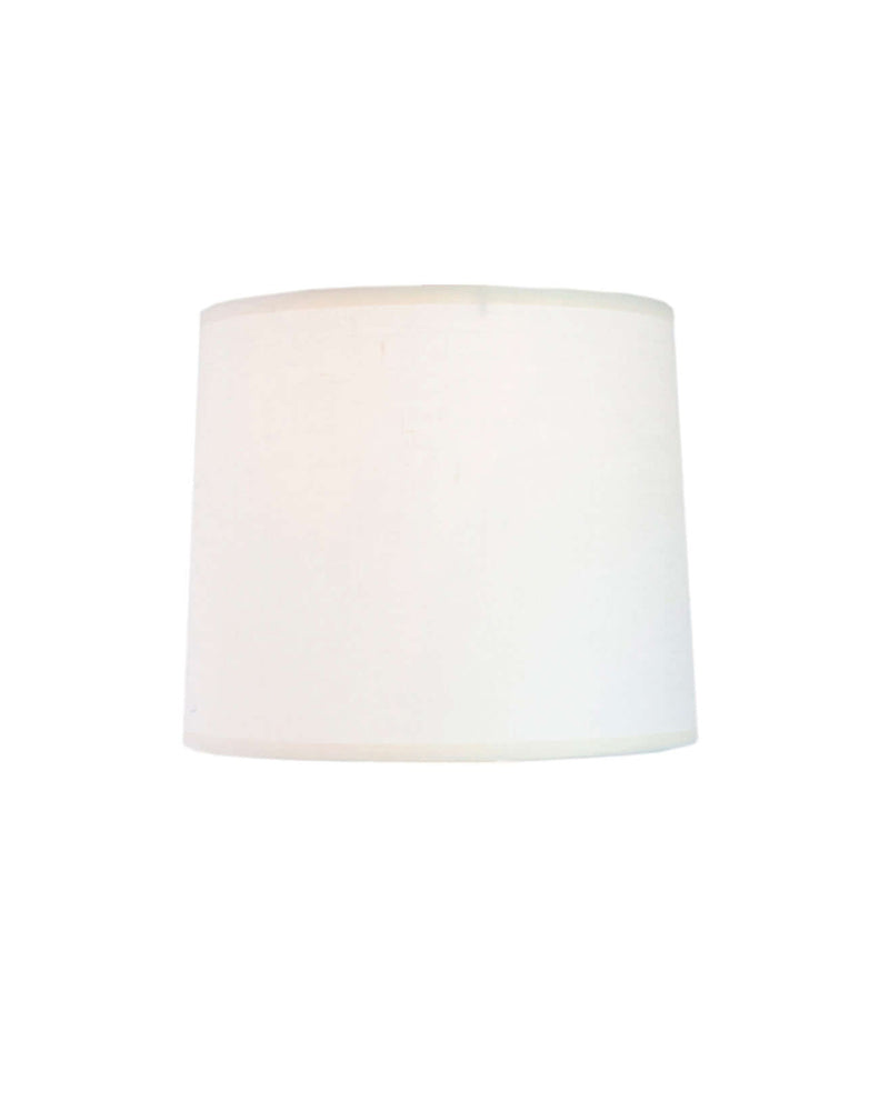 Shade: 10" off-white linen lamp shade