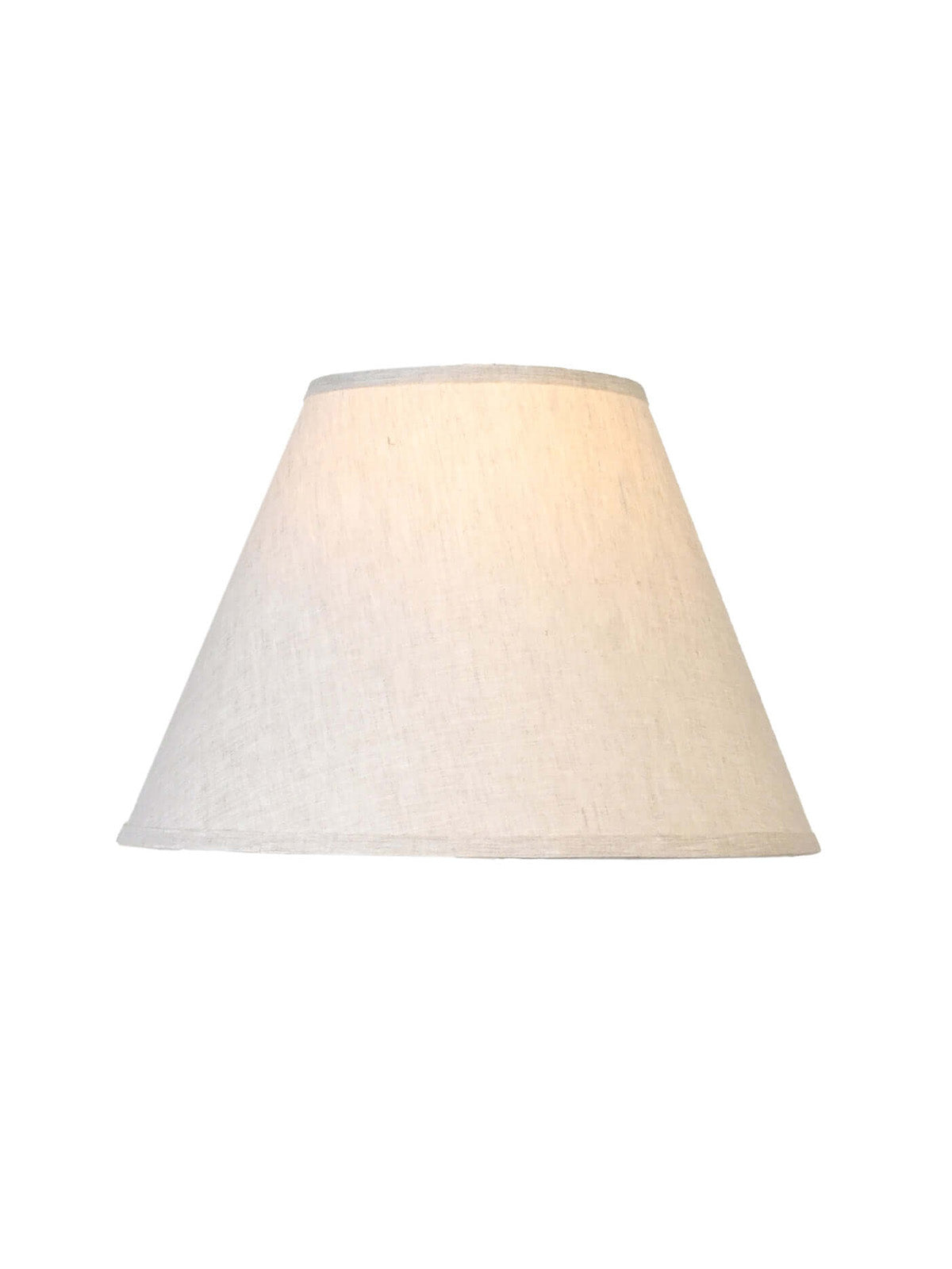 Shade: Empire 15" khaki linen lamp shade