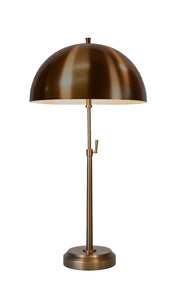 alexis dark antique brass dome shade cordless table lamp