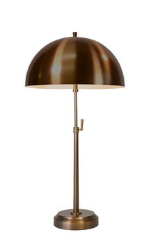 alexis dark antique brass dome shade cordless table lamp