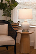 abbeygale ivory ceramic lamp cordless full sized on nickel