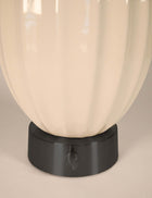 ava black battery operated lamp base