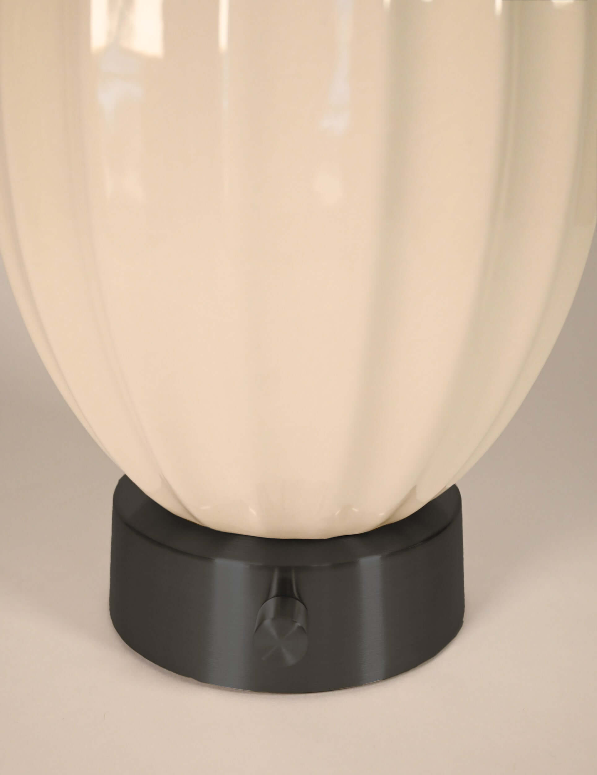 ava black battery operated lamp base