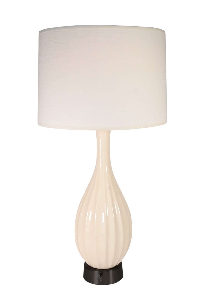 ava cordless lamp on black mini base