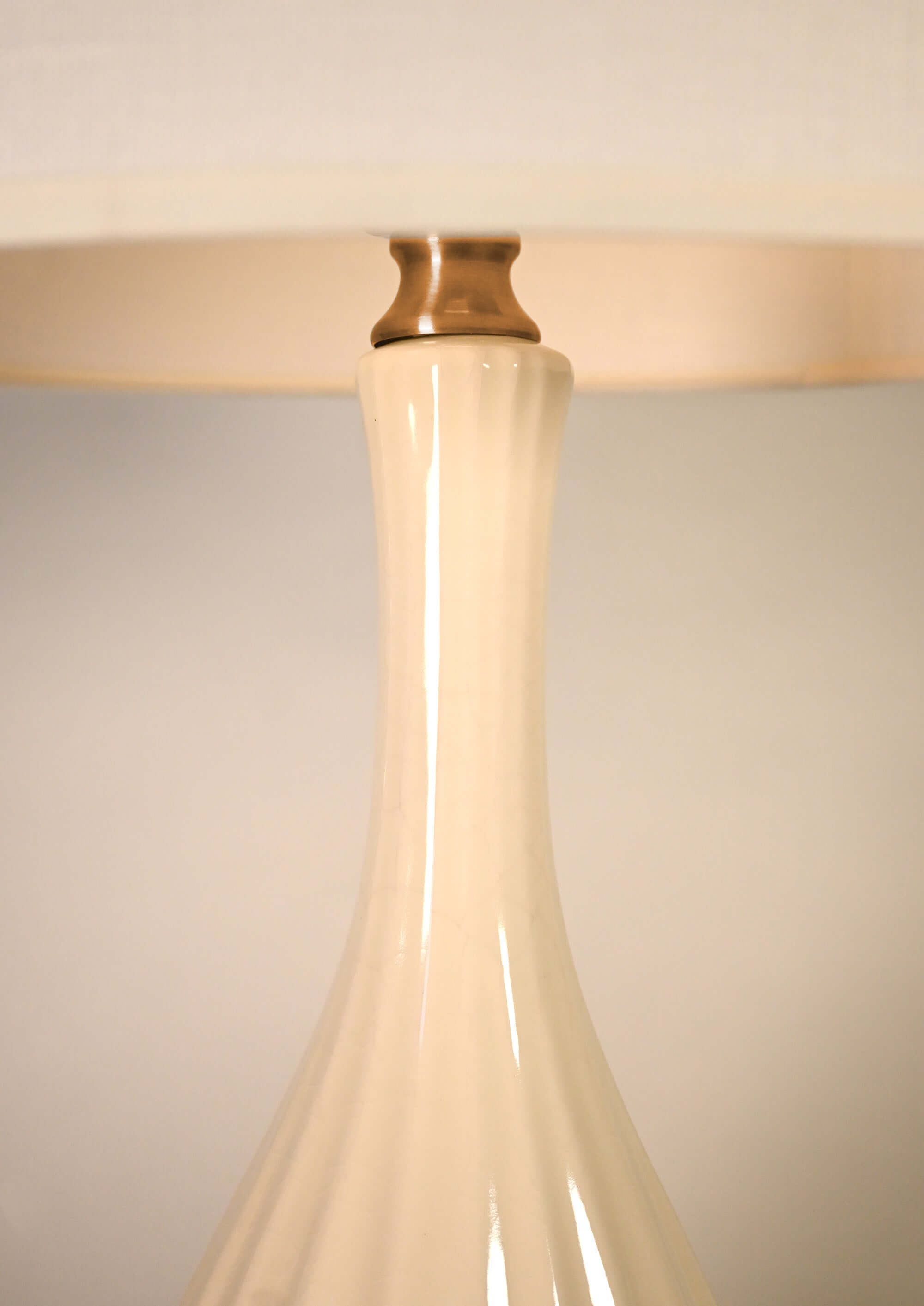 ava fluted ivory rechargeable table lamp