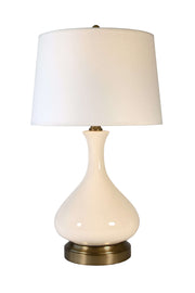 bartlett cordless lamp on dark brass made in usa