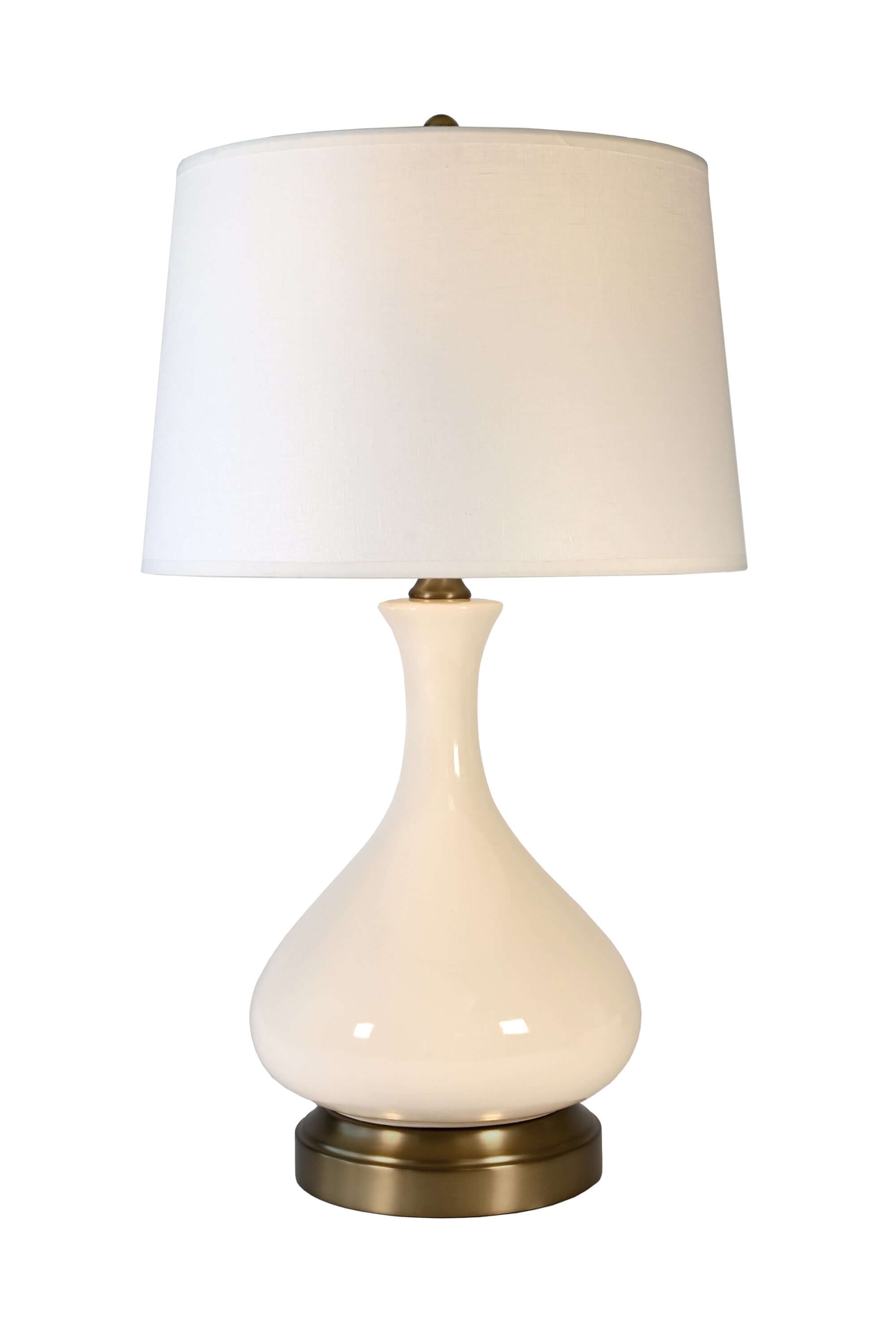 bartlett cordless lamp on dark brass made in usa