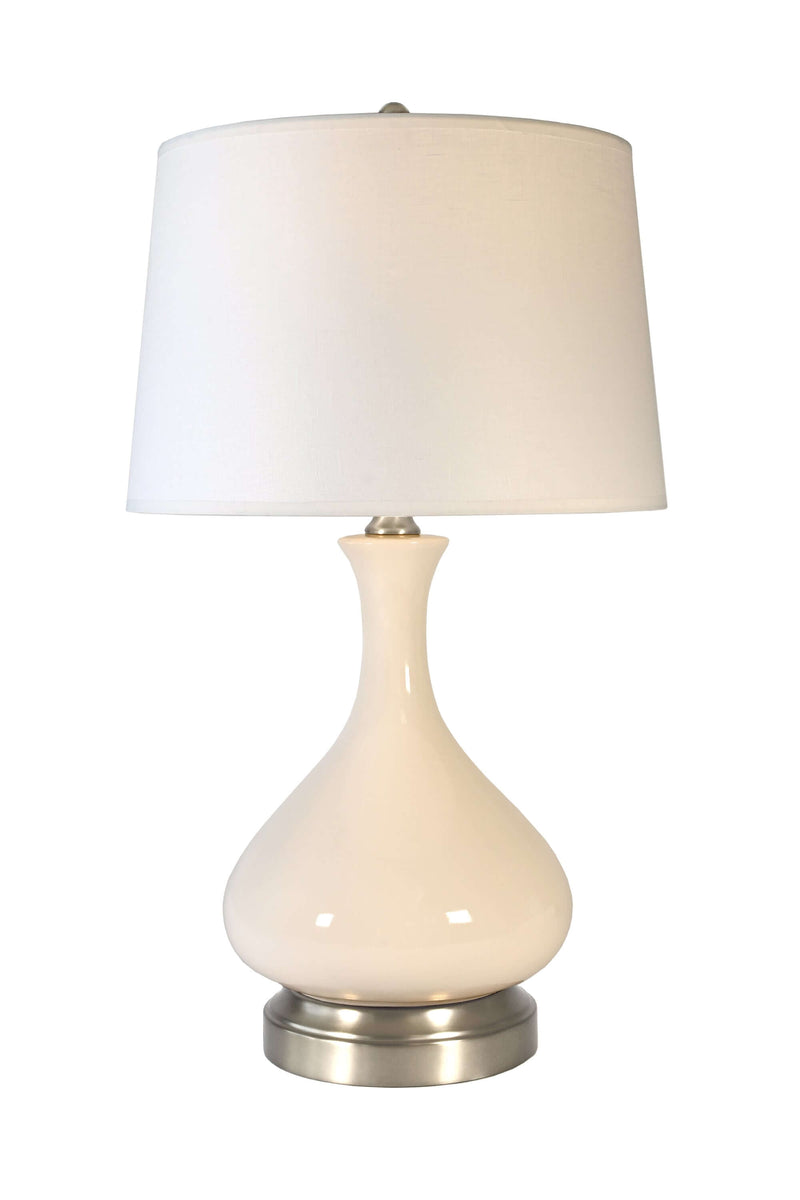 bartlett ivory cordless table lamp made in america