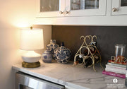 designer small cordless bella lamp dark brass