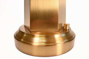 modern lantern antique brass finish detail