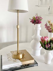 mini brass buffet cordless table lamp adjustable