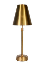 mini buffet brass cordless lamp