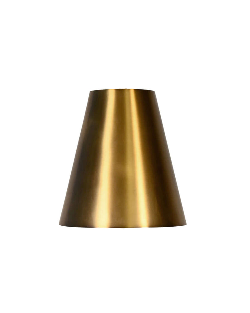 Shade: Brass Metal 8" lamp shade
