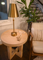 modern lantern mini buffet brass lamp