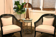 chaplan in dark antique brass all metal rechargeable lamp