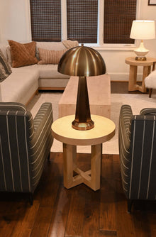 chaplan dark brass battery operated designer lamp