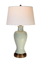 elijah celadon ceramic cordless table lamp made in usa by modern lantern