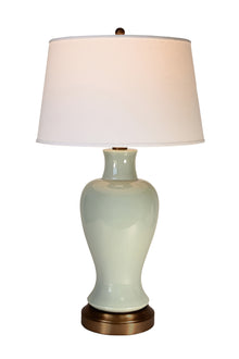 elijah celadon ceramic cordless table lamp made in usa by modern lantern