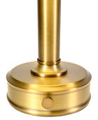 lucy cordless brass mini lamp with removable battery packs