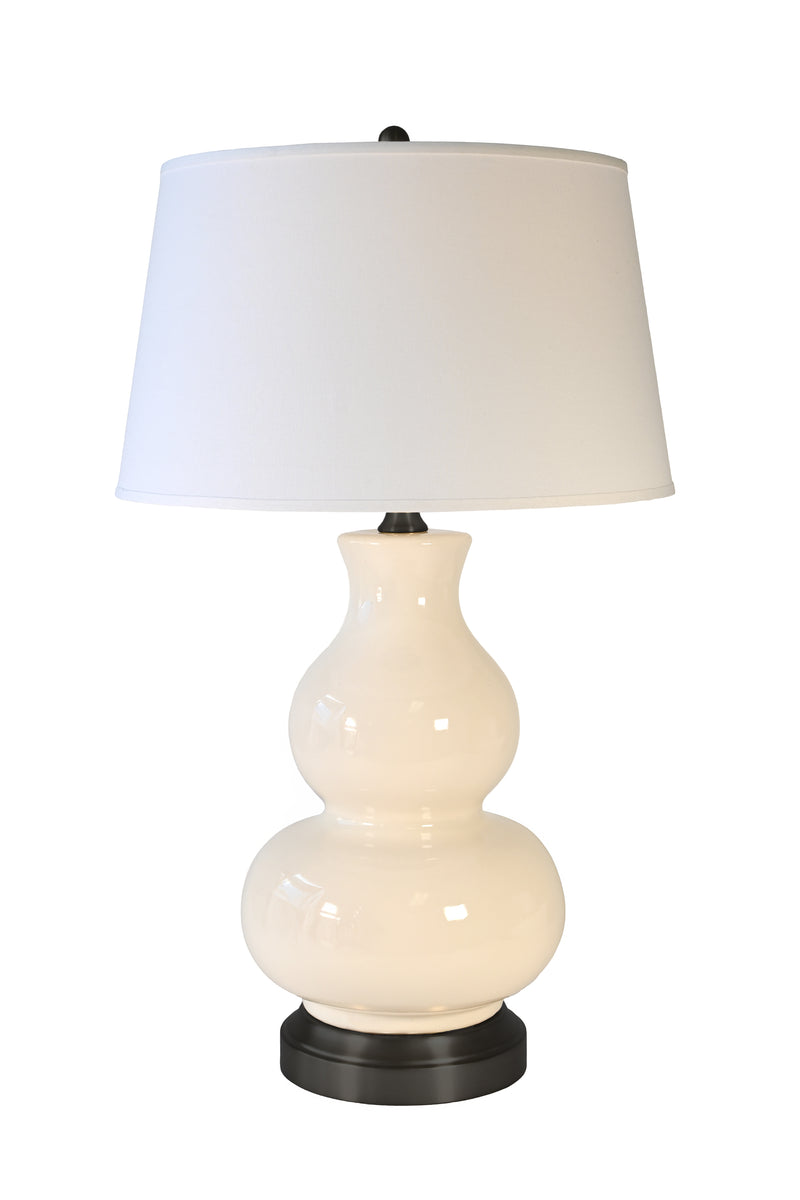 marilyn ivory cordless table lamp large on black metal battery base