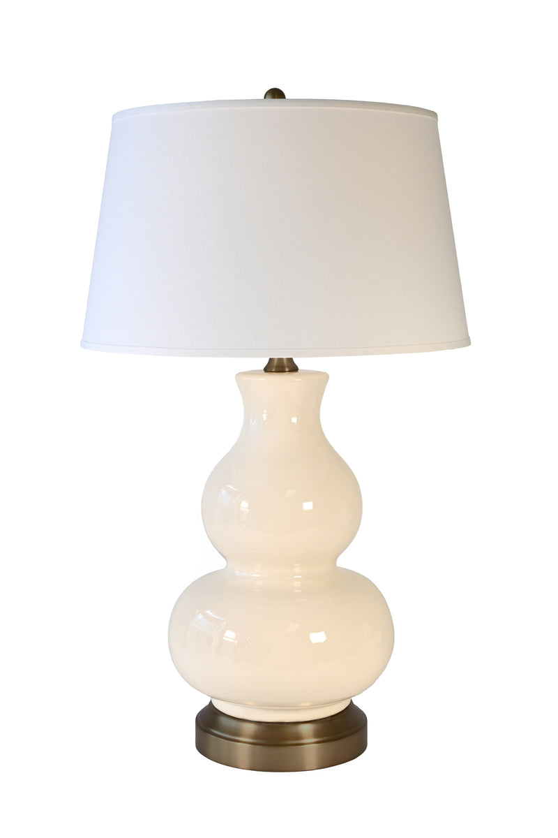 large ceramic cordless table lamp made in america by modern lantern