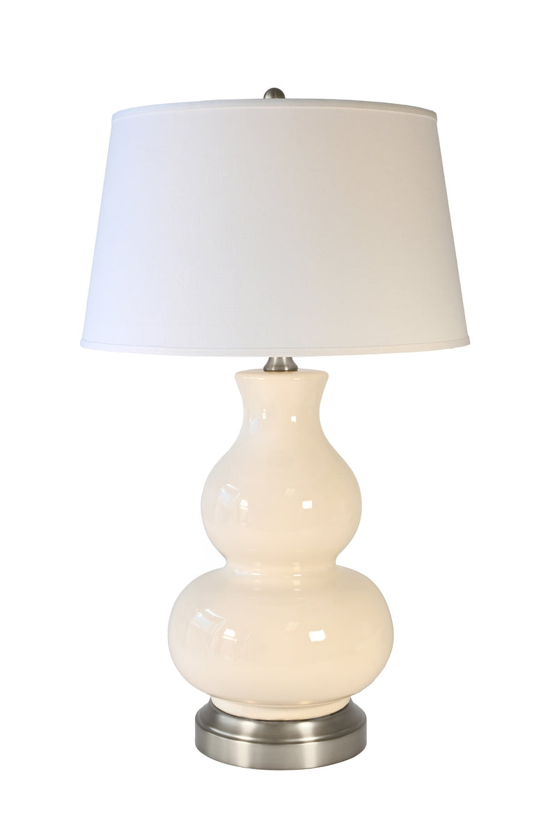 marilyn on nickel cordless lamp by modern lantern is rechargeable battery operated and full sized design
