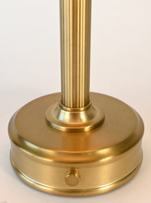 brass finish on Milo cordless mini lamp for modern lantern