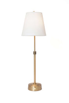mini brass buffet cordless table lamp