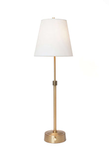 mini brass buffet cordless table lamp
