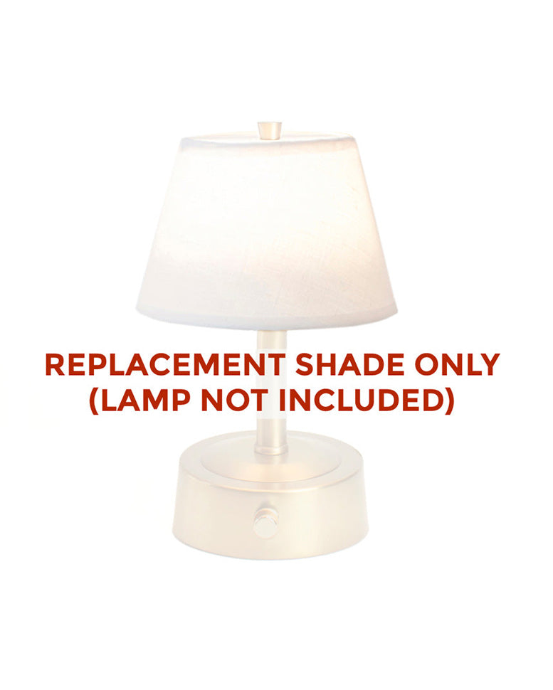 Shade: Replacement Mini Linen Shade - Off White