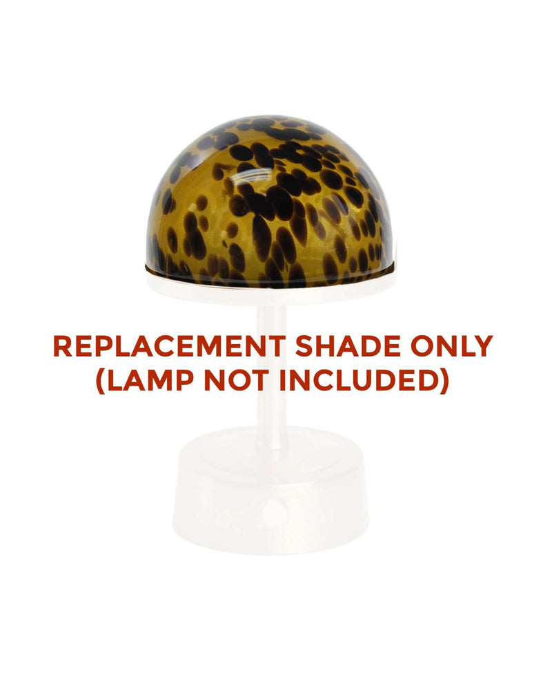Shade: Mini Tortoise Shade Replacement - Tortoise Glass
