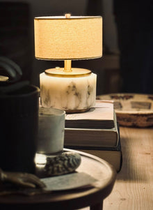 nora mini marble cordless lamp by modern lantern is rechargeable