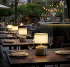fine dining establishment lighting by modern lantern