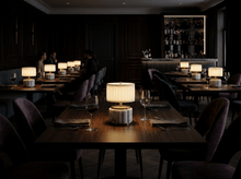 nora rechargeable mini lamp for hospitality lighting by modern lantern