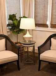 oliver ivory on nickel mid century cordless lamp