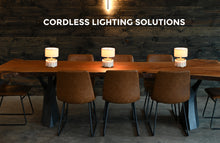 Fine dining modern lantern battery operated mini lamp for hospitality restaurants