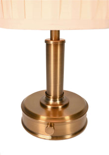 tito cordless dark brass lamp detail