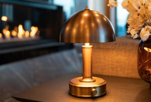 modern lantern tito mini cordless lamp brass
