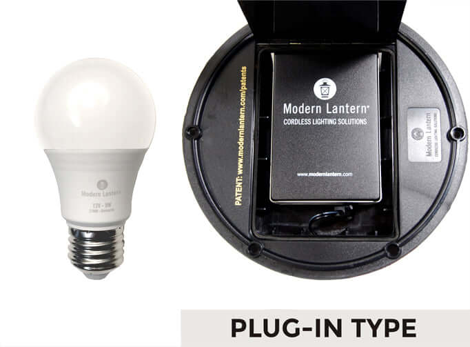 modern lantern battery and 5W led combo